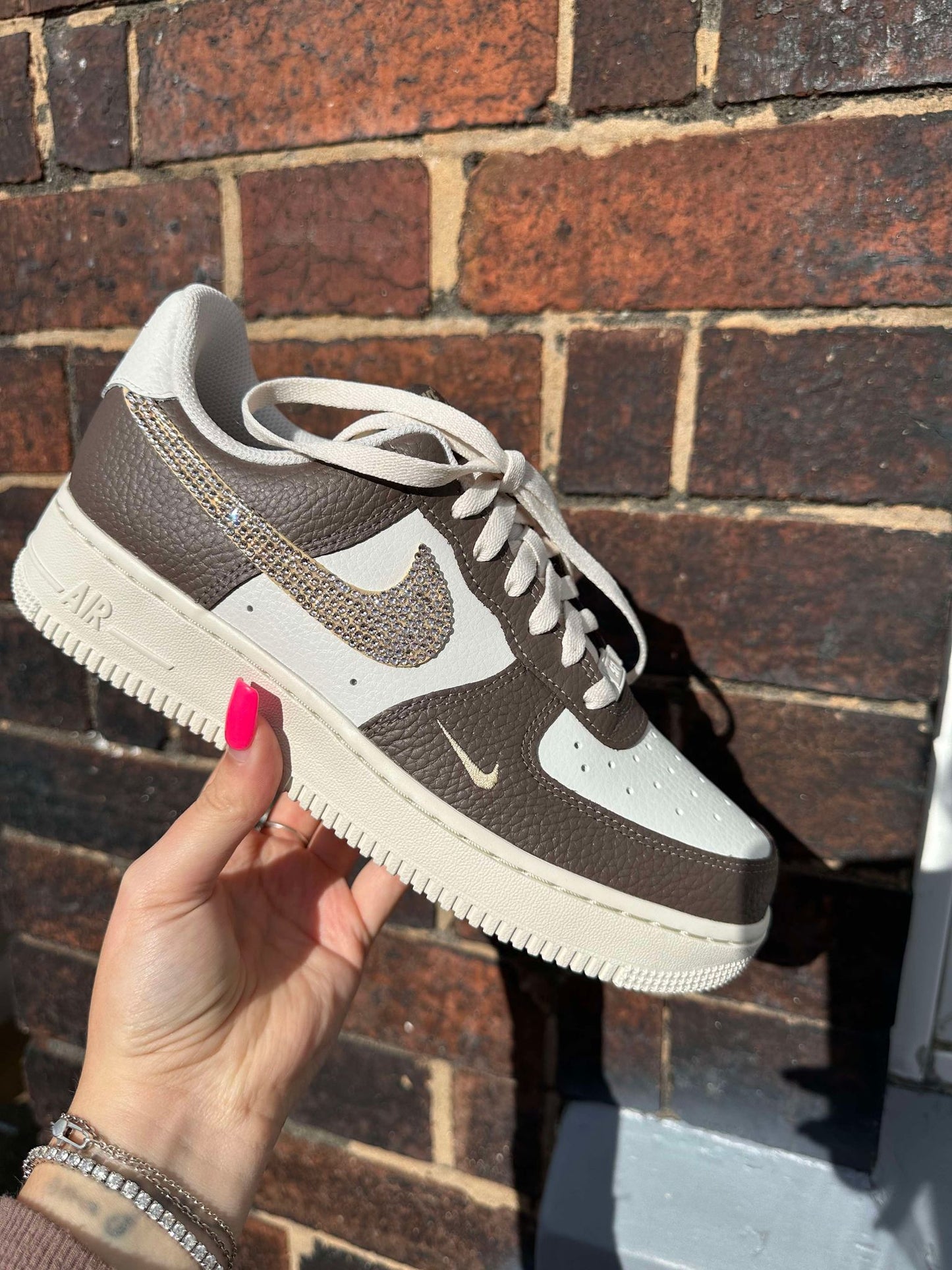 Espresso Nike Air Force 1's